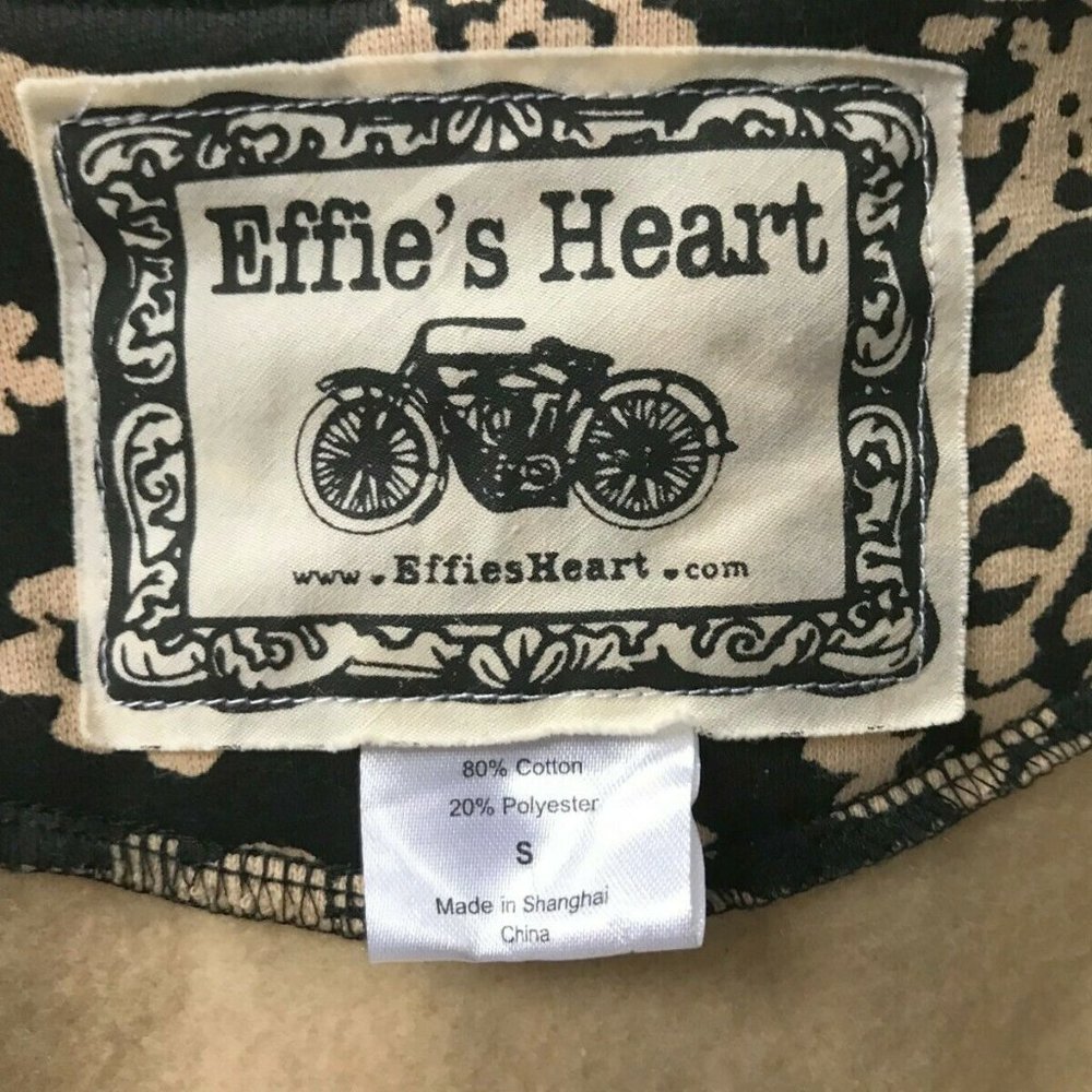 Effie’s Heart Front Zip Fleece Lined Floral Dress - Picture 4 of 5